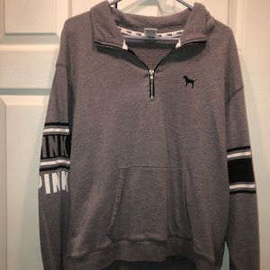 Half zip sweatshirt